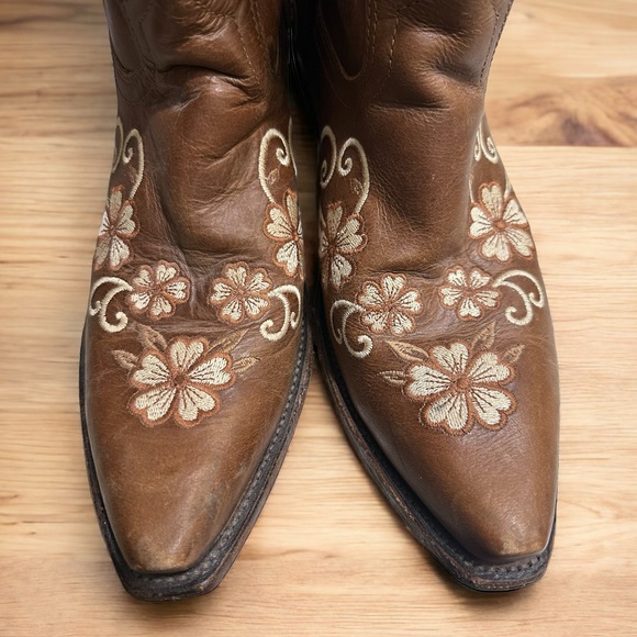 Gypsy Rose Womens Embroidered Flower Western Boots - Picture 8 of 12